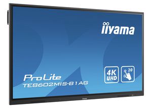 86UHD  IR 20P Touch AG with 4948570118854 -TE8602MIS-B1AG - iiyama TE8602MIS-B1AG pizarra y accesorios interactivos 2,18 m (86") 3840 x 2160 Pixeles Pantalla táctil Negro