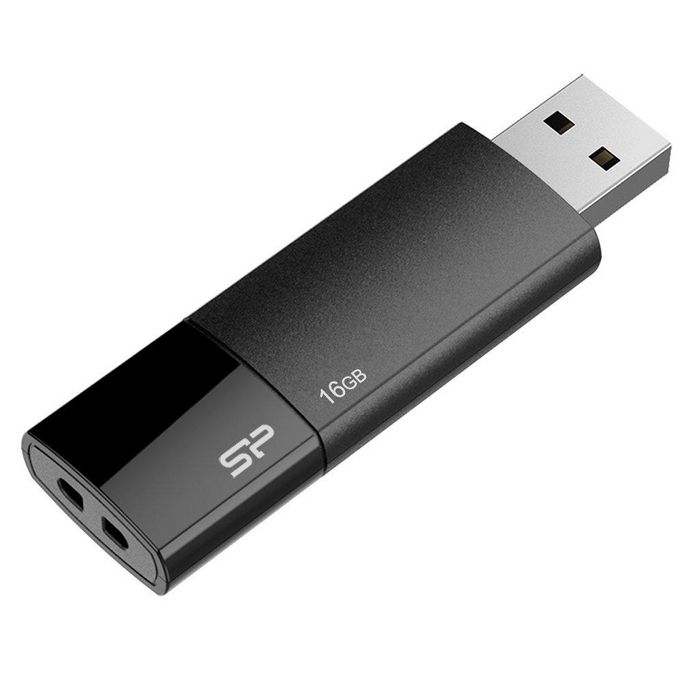 Usb 16gb silicon Power ultima u05 черный sp016gbuf2u05v1k (4712702632613)