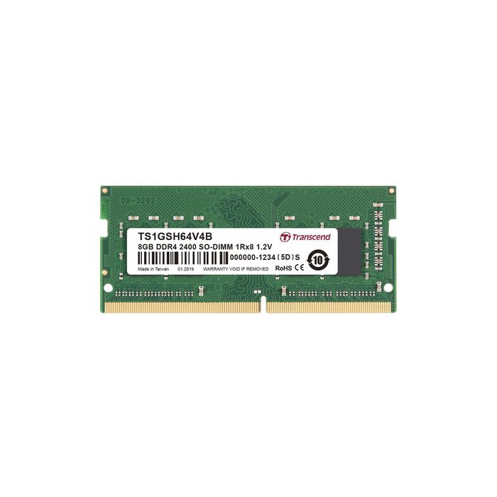 Transcend Transcend Ddr4 2400 Mhz 8gb So Dimm 1rx8 1gx8 X8 1 2v Ts1gsh64v4b Eet