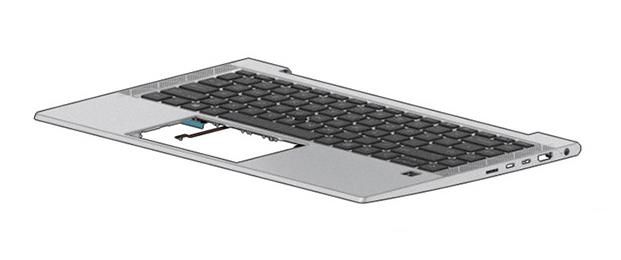 HP Top cover/keyboard, W125840919 - EET