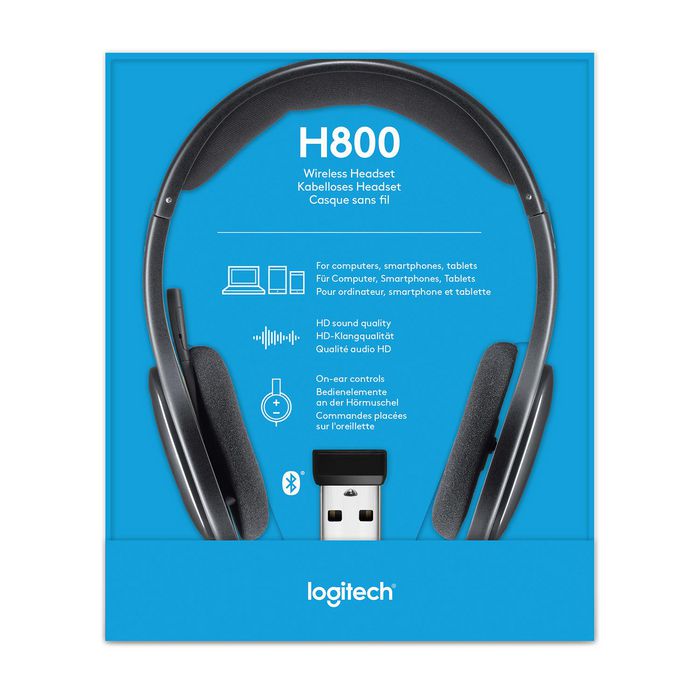 Logitech Wireless Headset H800 Bluetooth 2 4 Ghz 12m 981 Eet