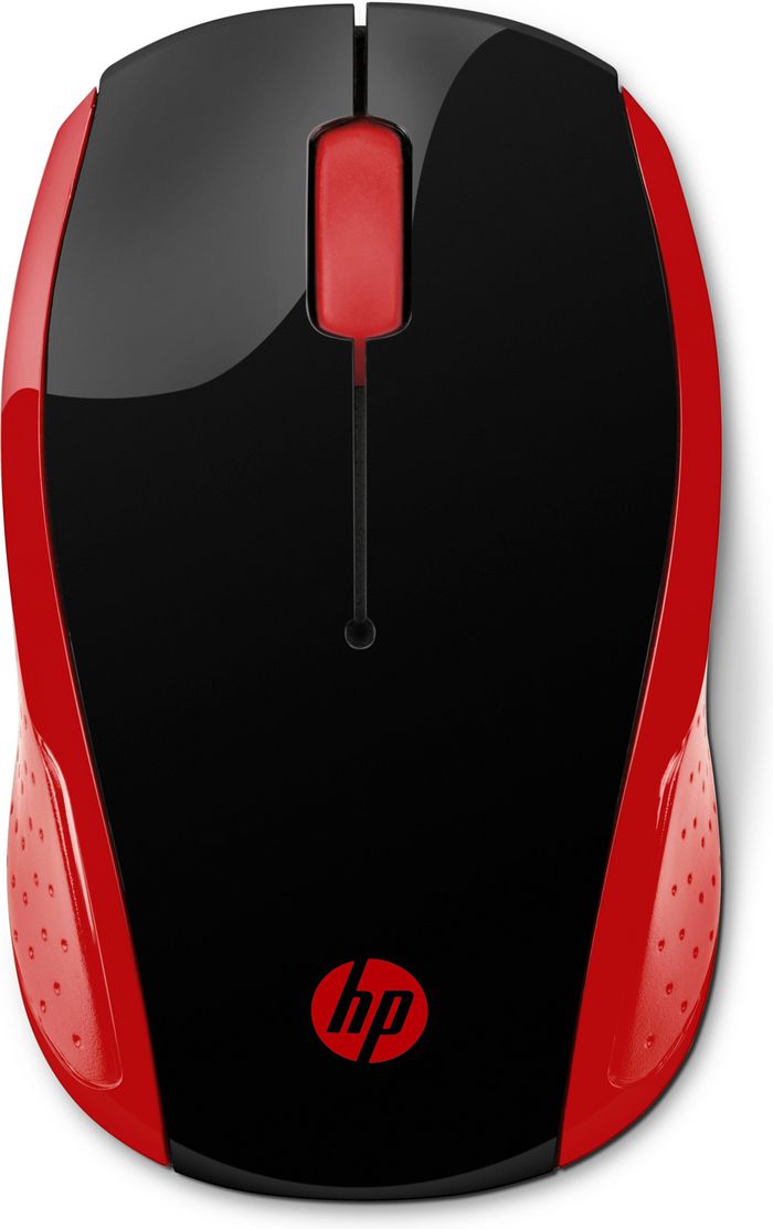 hp wireless mouse red