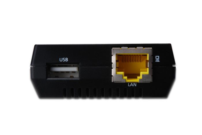 balcón delicadeza sociedad DN-13020, Digitus Multifunction USB Network Server, 1-port Network USB Hub,  NAS, Print Server, USB 2.0, RJ45 | EET