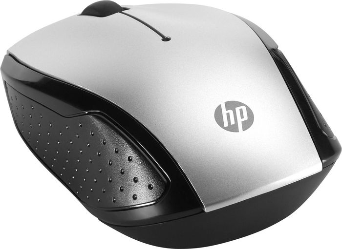 hp 200 pk silver wireless mouse