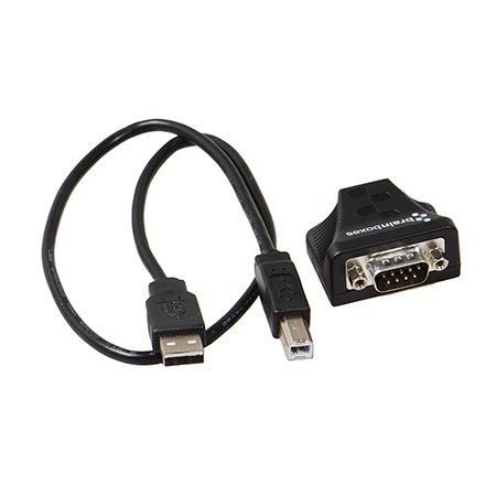 US-320, Brainboxes Ultra 1 Port RS422/485 USB to Serial Adapter, Black ...