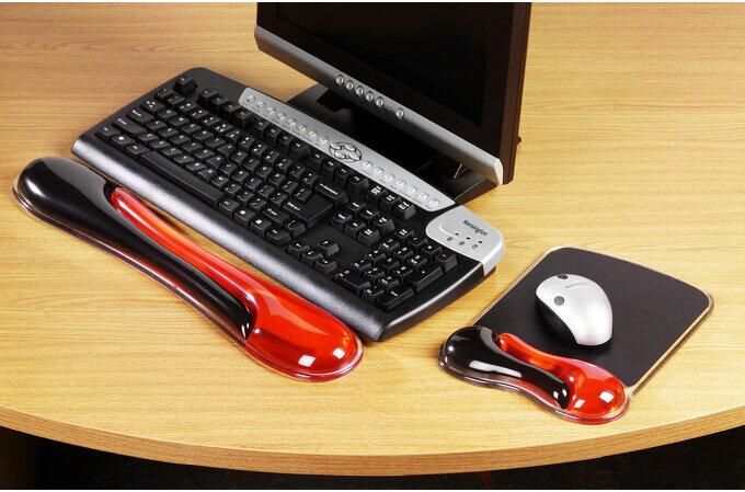 kensington duo gel mouse pad wrist rest