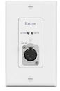 Extron Microphone Preamplifier - Decorator-Style Wallplate - White