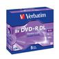 Verbatim DVD+R Double Layer Matt Silver 8x, 5pcs