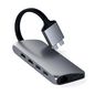 Satechi 2 x USB-C, 2 x HDMI, 2 x USB Type A, USB Type C, Ethernet, card reader, Gray