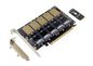 MicroConnect PCI-E X16 M.2 B Key SSD Adapter card