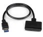 MicroConnect SATA III - USB3.0, Black, 0.5m