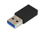 MicroConnect USB3.0 to USB-C Adapter, Black