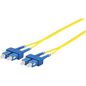 MicroConnect Optical Fibre Cable, SC-SC, Singlemode, Duplex, OS2 (Yellow), 2m