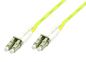 MicroConnect Optical Fibre Cable, LC-LC, Multimode, Duplex, OM5 (Lime Green) 1m