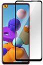 eSTUFF Titan Shield® Full Cover Screen Protector for Samsung Galaxy A21s – Black