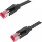 Bachmann CAT6a patch cable, plug / plug, 1.0 m, Black