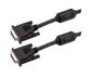 Bachmann DVI-I connecting cable, Male/Male, 3 m, Black