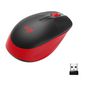 Logitech M190 Full-size wireless mouse, RF Wireless, Alkaline, Red