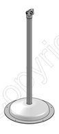 Ergonomic Solutions Floor stand, SP2 1000mm with Tabtilt, Light Grey
