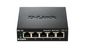D-Link 5 x 1000BASE-T Gigabit Ethernet, 10 Gbps, 2K MAC, 100 x 64 x 24 mm, without IGMP