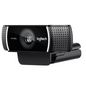 Logitech C922 Pro Stream Webcam, 1080p/30fps, 720p/60fps, H.264, Tripod, 162 g