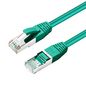 MicroConnect CAT6A S/FTP Network Cable 1m, Green
