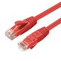 MicroConnect CAT6A UTP Network Cable 15m, Red
