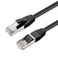 MicroConnect CAT6A S/FTP Network Cable 0.5m, Black