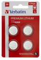 Verbatim CR2032 3V Lithium Battery (4 pack)
