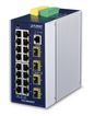 Planet Industrial L2+ 16-Port 10/100/1000T + 4-Port 100/1000X SFP Managed Switch
