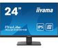 iiyama 24” IPS 3-side borderless monitor for multi-monitor set-ups, 1920 x 1080 px, 16:9, IPS, 250 cd/m², 4ms, 75 Hz, 178°/178°, VGA, HDMI, DisplayPort, 16 kWh, E