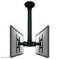 Neomounts by Newstar Newstar TV/Monitor Ceiling Mount for Dual 10"-40" Screens (Back to Back), Height Adjustable - Black