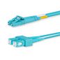 Lanview LC-SC Multimode fibre cable duplex 5m OM3 50/125 LSZH