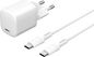 eSTUFF Charger Kit PD 20W EU Plug Charger with 1,5m USB-C to USB-C Cable - White