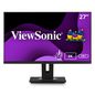 ViewSonic 27" 16:9 2560 x 1440 QHD frameless SuperClear IPS LED Monitor with 5ms, HDMI, DisplayPort in, DisplayPort out, USB Type C, RJ45 Ethernet,  USB, Speakers and Full Ergonomic Stand with large tilt angle, dual direction pivot