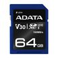 ADATA 64GB SDXC UHS-I U3 V30S