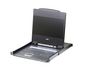 Aten USB DVI WideScreen Full HD LCD Console with USB, US Keyboard layout
