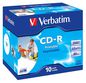 Verbatim CD-R AZO Wide Inkjet Printable, 700MB, 52x