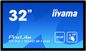 iiyama 32", AMVA3 LED, (1920 x 1080), 16:9, 500 cd/m², USB, VGA x1, HDMI x1, HDCP, 43W, 100 - 240V, 50/60Hz
