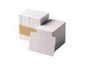 Zebra Premier Grade Blank White Cards - 5.3848 cm (2.12") x 8.5852 cm (3.38") - 500 Card - PVC