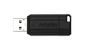 Verbatim PinStripe, USB 2.0, 8 GB, Black