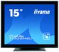 iiyama ProLite T1532MSC-B5AG, 15", 1024x768, 4:3, TN LED, 8 ms, USB, VGA, HDMI, DP, RMS 2x 1 W, 351x306.5x202 mm