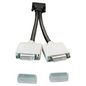 Dell Assembly Dual DVI Cable - RoHS Compliant for Select Dell OptiPlex Desktops / Precision Fixed Workstations