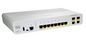 Cisco Catalyst 2960-C, PoE, Fast Ethernet, 8 x 10/100 LAN, 2 x 1Gb Combo SFP, LAN Base, 1.86kg, White