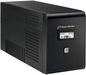 PowerWalker 1500VA / 900W, 220-240 VAC, 50/60 Hz, 2-6 ms, 12V / 9Ah, LCD, USB, 2x Schuko, 2x IEC, RJ11/RJ45 (in/out), 10.7 kg, Black