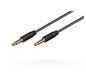 MicroConnect Male to Male Audio cable 1m, Black