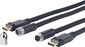 Vivolink DisplayPort Cross Wall cable, 7.5m, Black
