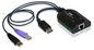 Aten USB DisplayPort Virtual Media KVM Adapter with Smart Card Support