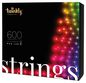 Twinkly Strings Christmas 600 LED RGB, 48 meters, Black Wire, IP44, BT+Wifi, Music sensor, Control via Android or MacOS free app